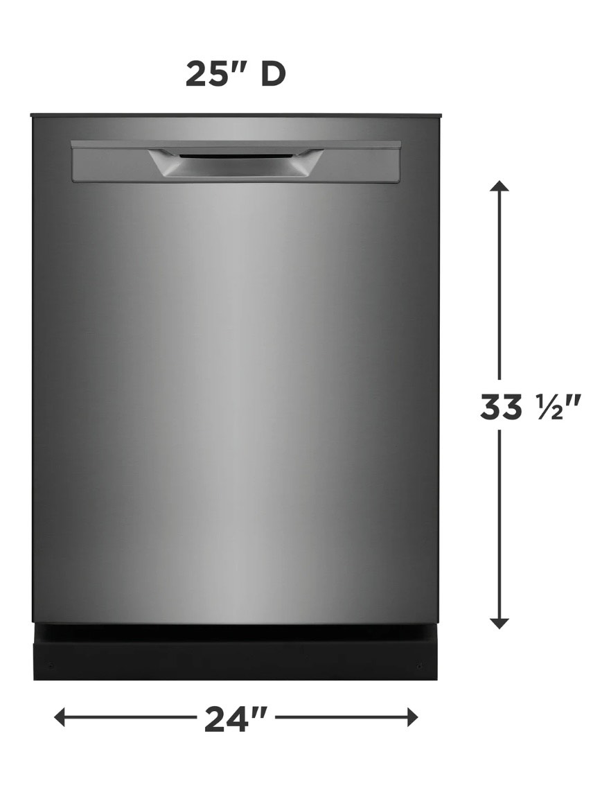 Frigidaire Gallery Dishwasher 24" Width 49dB Black Stainless Steel GDPP4517AD - Image 2