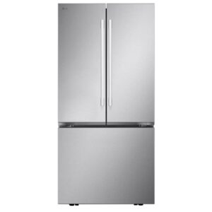 LG French Door Refrigerator 33" Width 25.1 cu ft Ice Dispenser Freezer located LF25H6200S