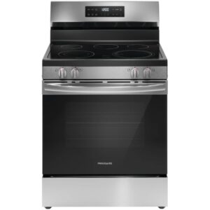 Frigidaire Electric Range 5.3 cu ft 5 Burners Steam Clean FCRE306CAS