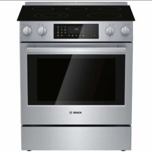 Bosch 800 Series Electric Range 4.6 cu ft 30" Width True Convection HEI8056C