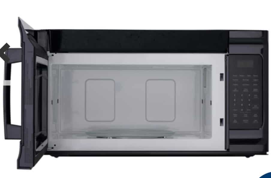 GE Over The Range Microwave 30" Width 1.6 cu ft 300 CFM Black JVM2160DMBB - Image 2