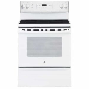 GE Electric Range 5 cu ft 30" Width  White JCB630DKWW