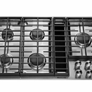 KitchenAid Gas downdraft Cooktop 36" Width 5 burner KCGD506GSS