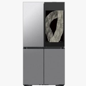 Samsung Bespoke Counter Depth French Door Refrigerator 36" Width 22.5 cu ft Water Dispenser Interior , Ice Dispenser Freezer located Beverage Center RF23DB9900QDAC