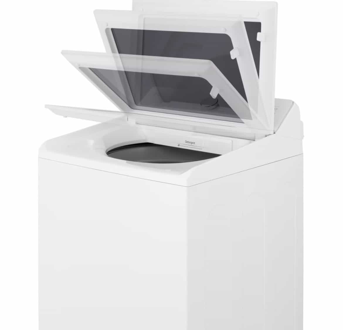 LG Top Load Washer 27" Width 5.8 cu ft Impeller, Wifi Enabled, White WT8200CW - Image 2