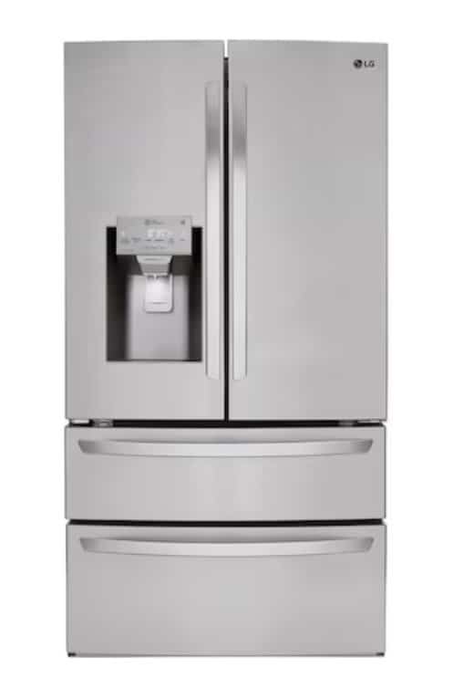 LG French Door Refrigerator 36" width 28 cu ft Water and Ice LMXS28626S