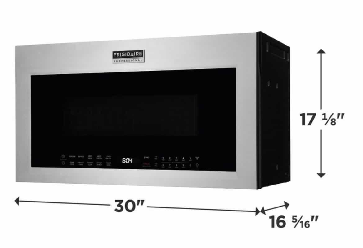 Frigidaire Professional Over The Range Microwave 30" Width 1.9 cu ft PMOS198CAF - Image 2