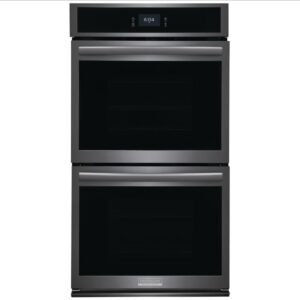 Frigidaire Gallery Double Wall Oven 27" Width, Convection, Air Fry, Self Clean Black Stainless Steel GCWD2767AD