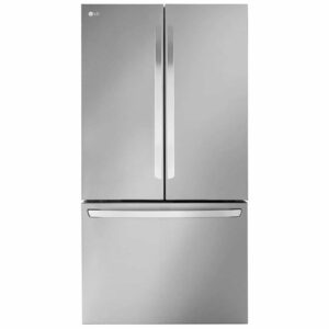 LG French Door Refrigerator 36" Width 31.7 cu ft Water Dispenser interior, Ice Dispenser exterior Stainless Steel LRFLS3206S