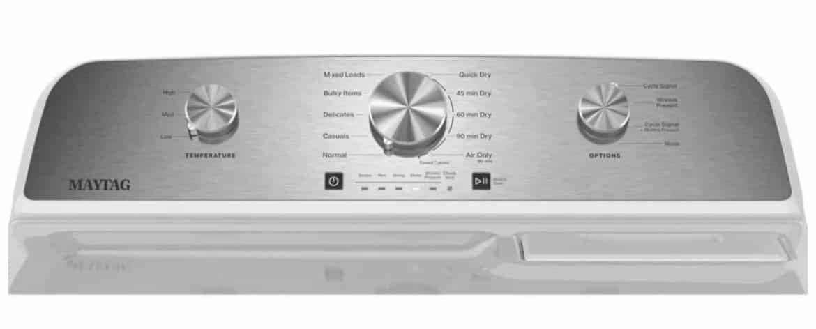 Maytag Electric Dryer 7 cu ft YMED4205SW - Image 3