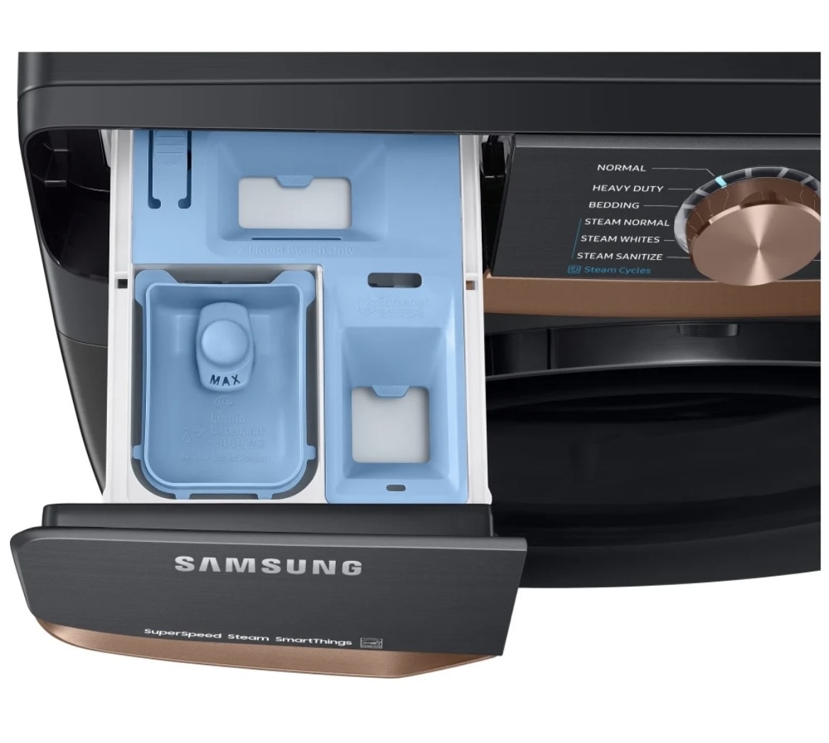 Samsung Stackable Washer and Dryer Set Front Load, WF50BG8300AVUS / DVE50BG8300VAC - Image 4