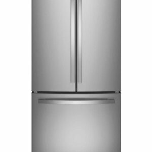 GE French Door Refrigerator 33" Width 18.6 cu ft Counter Depth Water Dispenser GWE19JYLFS 