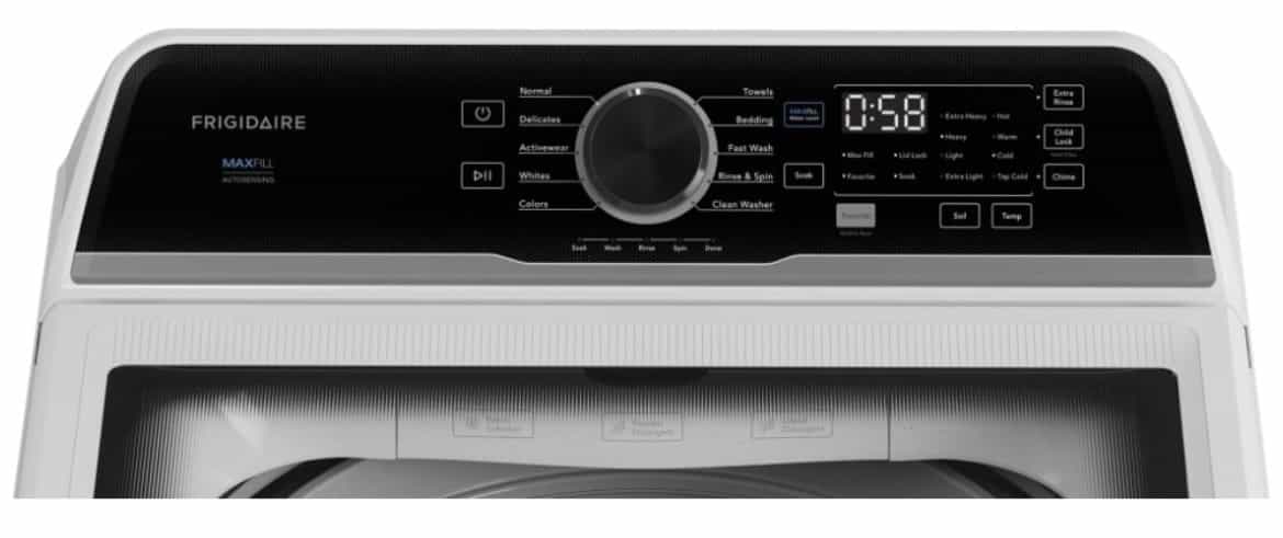 Frigidaire Top Load Washer 27" Width 5.1 cu ft Agitator FLVW7523BW - Image 2