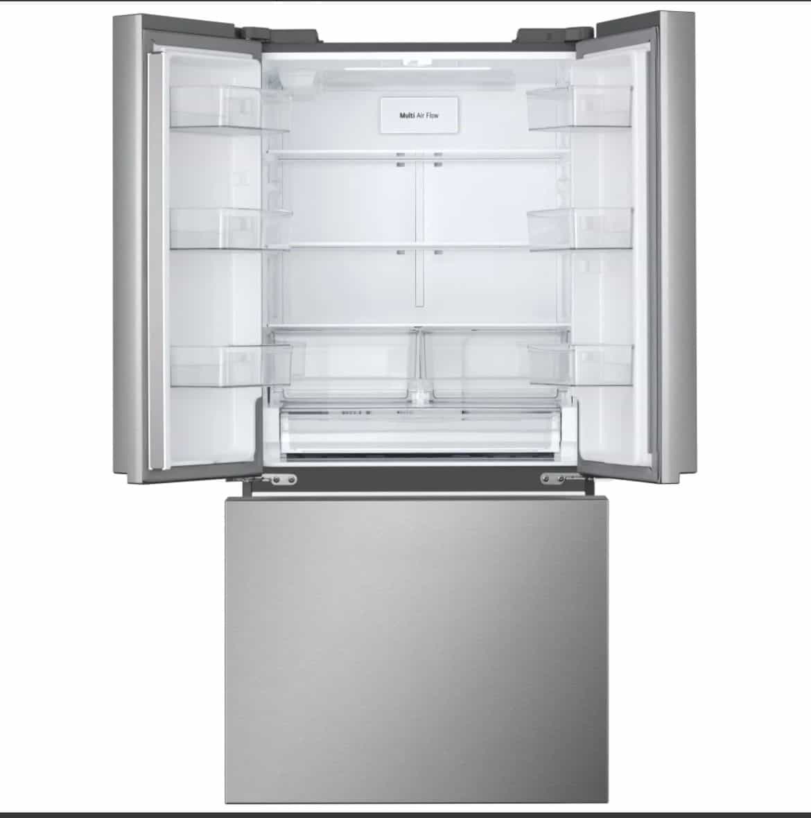 LG Bottom Freezer French Door Refrigerator 33" Width 25.1 cu ft Ice Dispenser LF25S6200S - Image 2