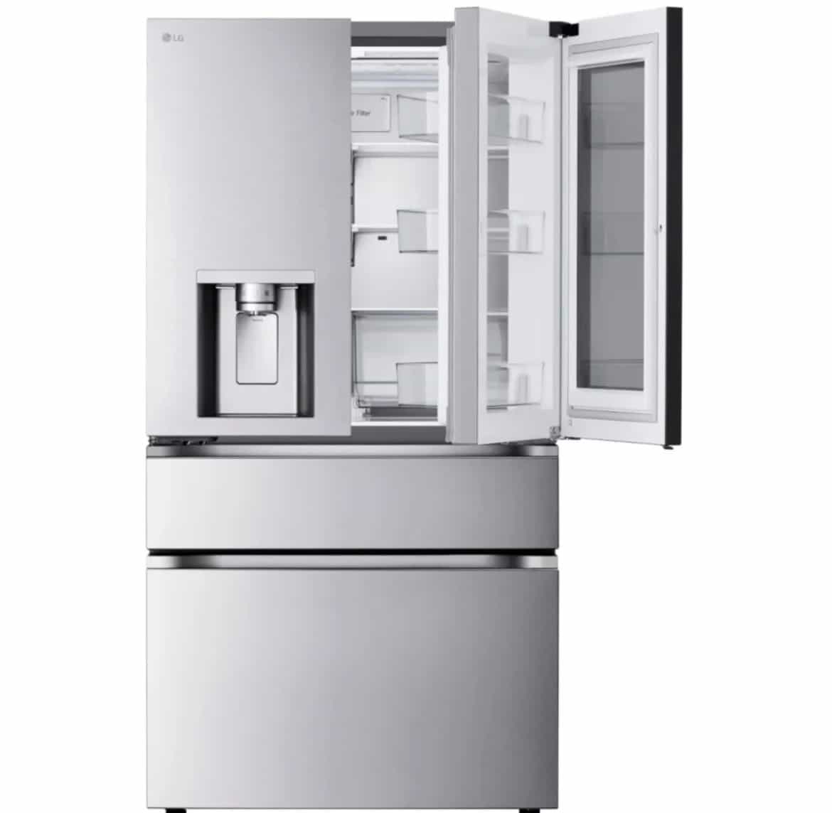 LG French Door Refrigerator 36" width 28.6 cu ft Water and Ice, InstaView LF29S8365S - Image 3