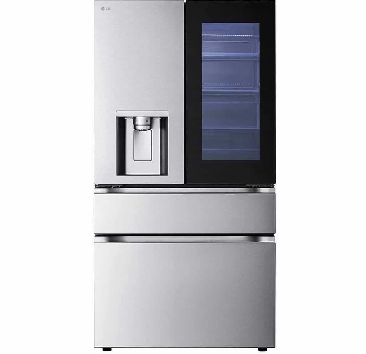 LG French Door Refrigerator 36" width 28.6 cu ft Water and Ice, InstaView LF29S8365S - Image 2