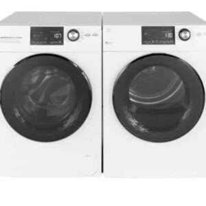 GE Washer and Dryer Set 24" width White, GFW148SSMWW/GFT14JSIMWW 