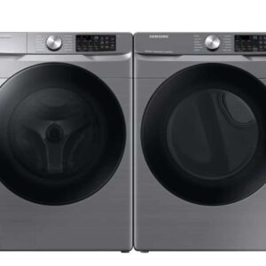 Samsung Stackable Washer and Dryer Set WF45B6300AP/ DVE45B6305P