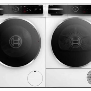 Bosch 500 Series Washer and Dryer Set Stackable 24" Width WGB24600UC/ WQB245BOUC