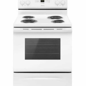Amana Electric Range 4 burners 4.8 cu ft white YACR4303MFW