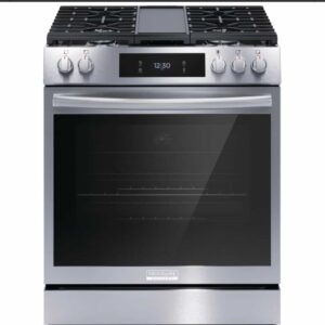 Frigidaire Gallery Gas Range 6  cu ft 30" Width 5 Burners GCFG3060BF
