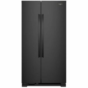 Whirlpool Side by Side Refrigerator 33" Width 21.7 cu ft Black WRS312SNHB