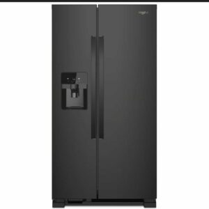 Whirlpool Side by Side Refrigerator 36" Width 25 cu ft Black Colour WRS325SDHB