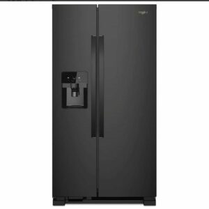 Whirlpool Side by Side Refrigerator 36" Width 25 cu ft Black Colour WRS325SDHB
