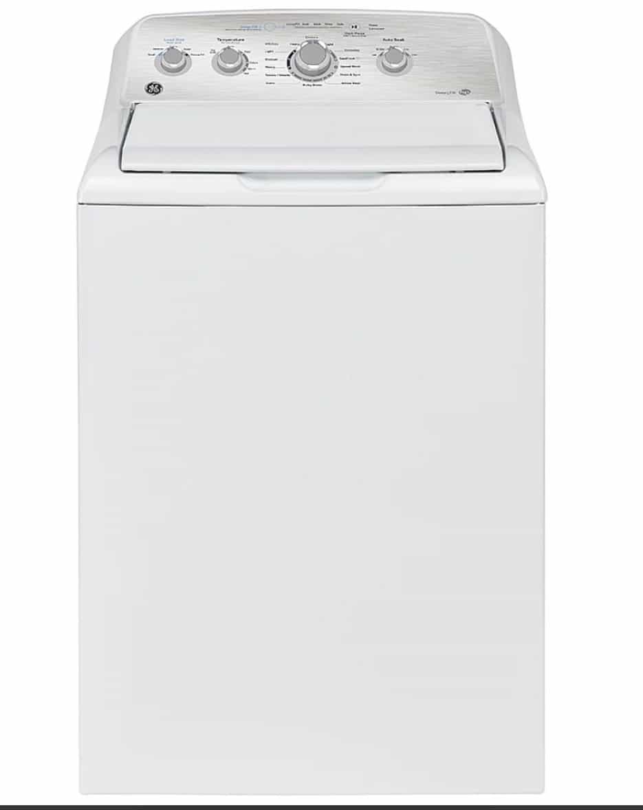 GE Top Load Washer 27" width 4.9 cu ft , Agitator , Soft close lid GTW451BMRWS