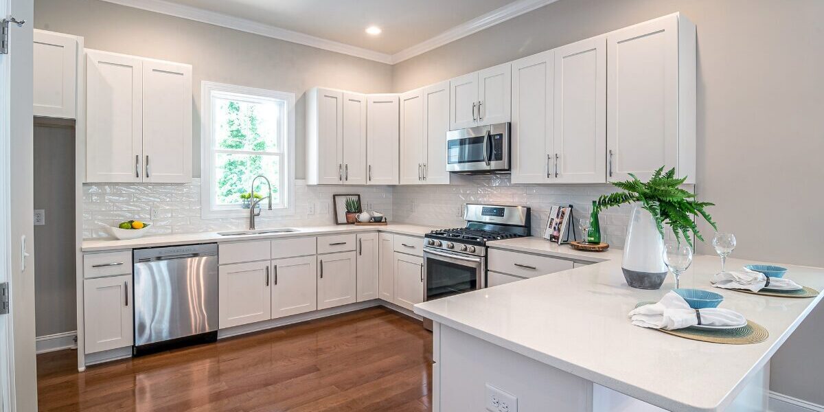 Brand new kitchen outfitted with appliances from Appliance Warehouse