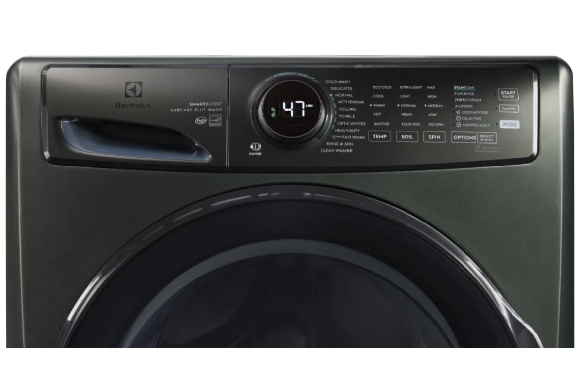 Electrolux Front Load Washer 5.2 cu ft Water Heater, Steam Clean, Alpine Green Colour ELFW7738AA - Image 2