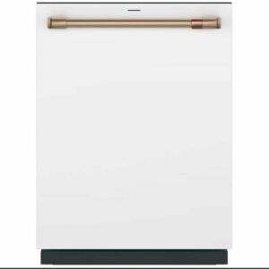 GE Cafe' Dishwasher 24" Width 39 dB Hard food disposal, 3 Loading racks Matt White Colour CDT888P4VW2
