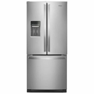 Whirlpool French Door Refrigerator 30" Width 19.7 cu ft Water and Ice Dispenser WRF560SEHZ