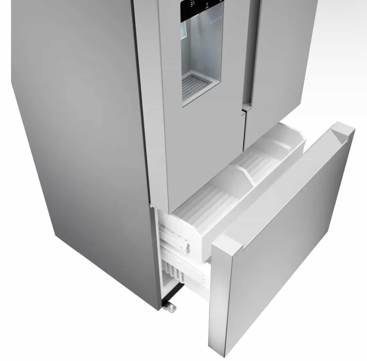 Bosch 100 Series French Door Refrigerator 36" Width 26 cu ft Water and Ice B36FD10ENS - Image 3