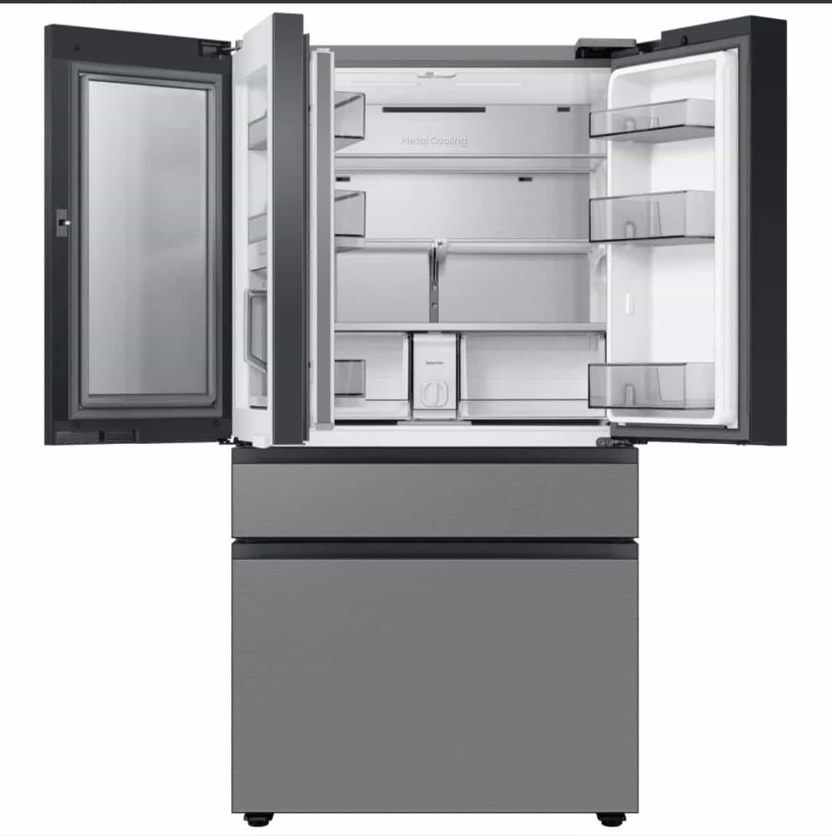 Samsung Bespoke Counter Depth French Door Refrigerator 36" Width 22.8 cu ft Water and Ice RF23BB8600QLAA - Image 3